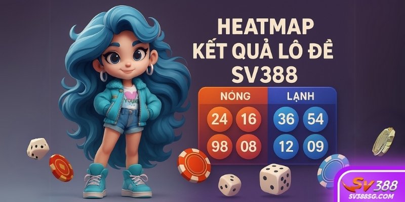 Heatmap SV388 giúp phát hiện số nóng và số lạnh để điều chỉnh dàn đề bất tử