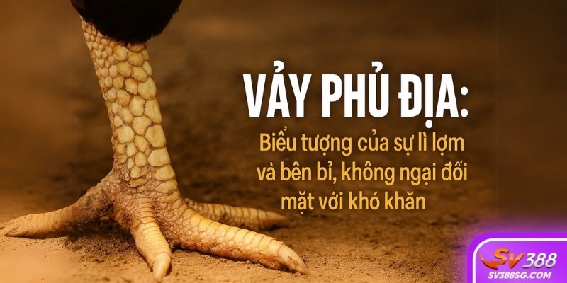 Xem vảy gà phủ địa: Biểu tượng của sự lì lợm và bền bỉ, không ngại đối mặt với khó khăn.