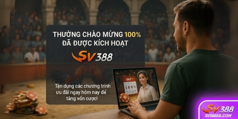 Tận dụng các chương trình ưu đãi chào mừng dành cho người chơi mới tại SV388